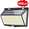 468 LED Solar Light Human Motion Sensor IP65 Waterproof Outdoor Automatic Lighting Garden Street Light 1