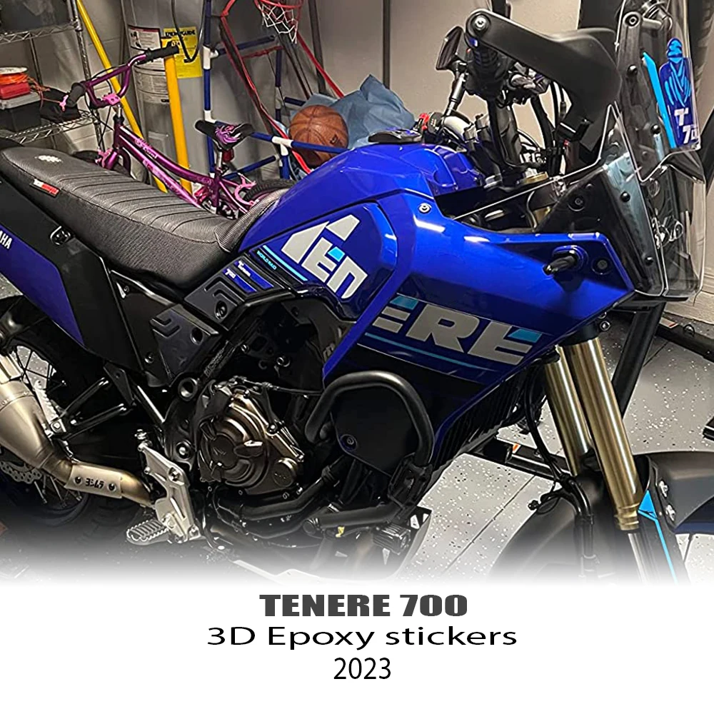 2022 Tenere 700 Per Yamaha Tenere 700 Tenere 700 World Raid Accessori 3D Adesivo In Resina Epossidica 2022 - 2023