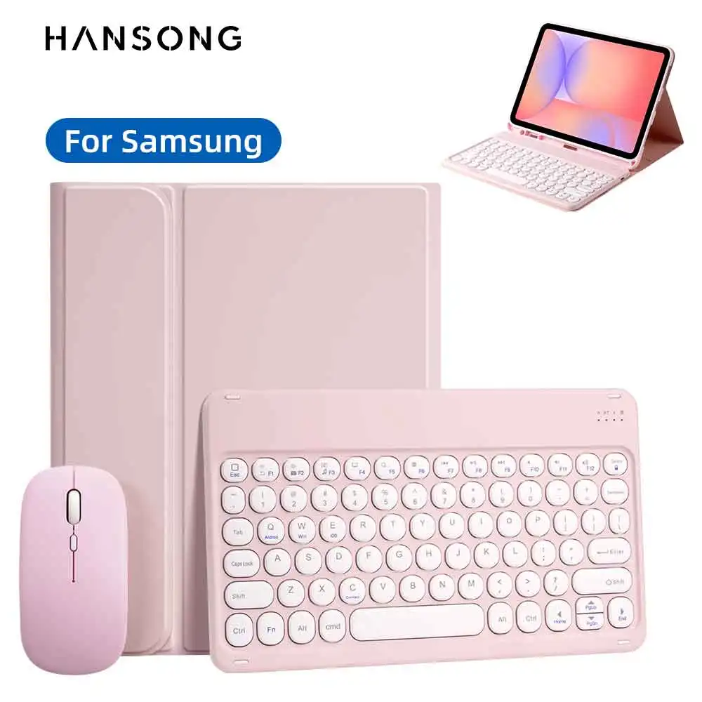 Premium Tablet Keyboard Case with Bluetooth Connectivity and Protective Cover