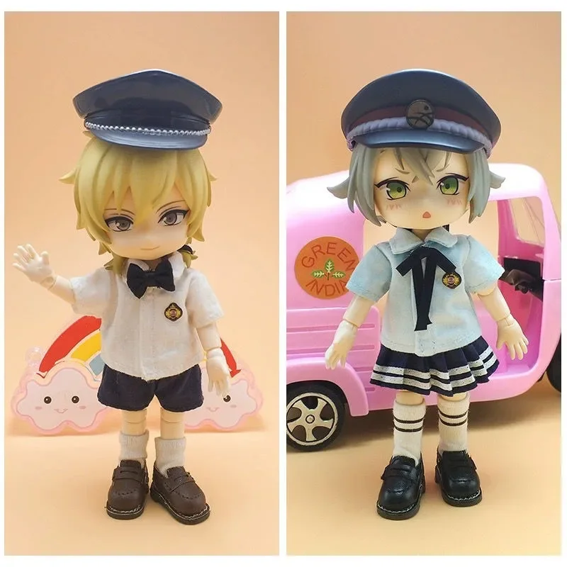 OB11 children's clothing, school uniform, student set, JK uniform, 12 points, BJD clothing 4