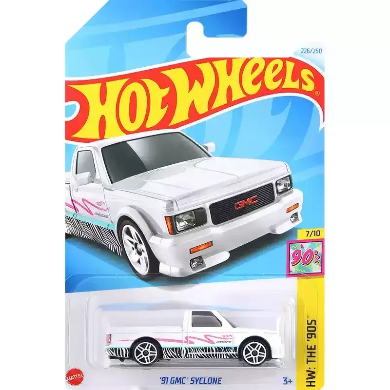 24M Oryginalny samochód Hot Wheels 91 GMC Syclone Zabawki