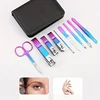Ouriner 9/18pcs Set Professional Stainless Steel Manicure & Pedicure Kit Precision Nail Care with Nail Clipper Scissor 3
