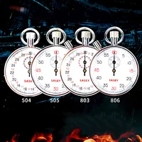 SXJ504 SXJ505 SXJ803 SXJ806 Steel Mechanical Stopwatch Track Field Running Competition Stop Watch Metal Sports Training Timer 1