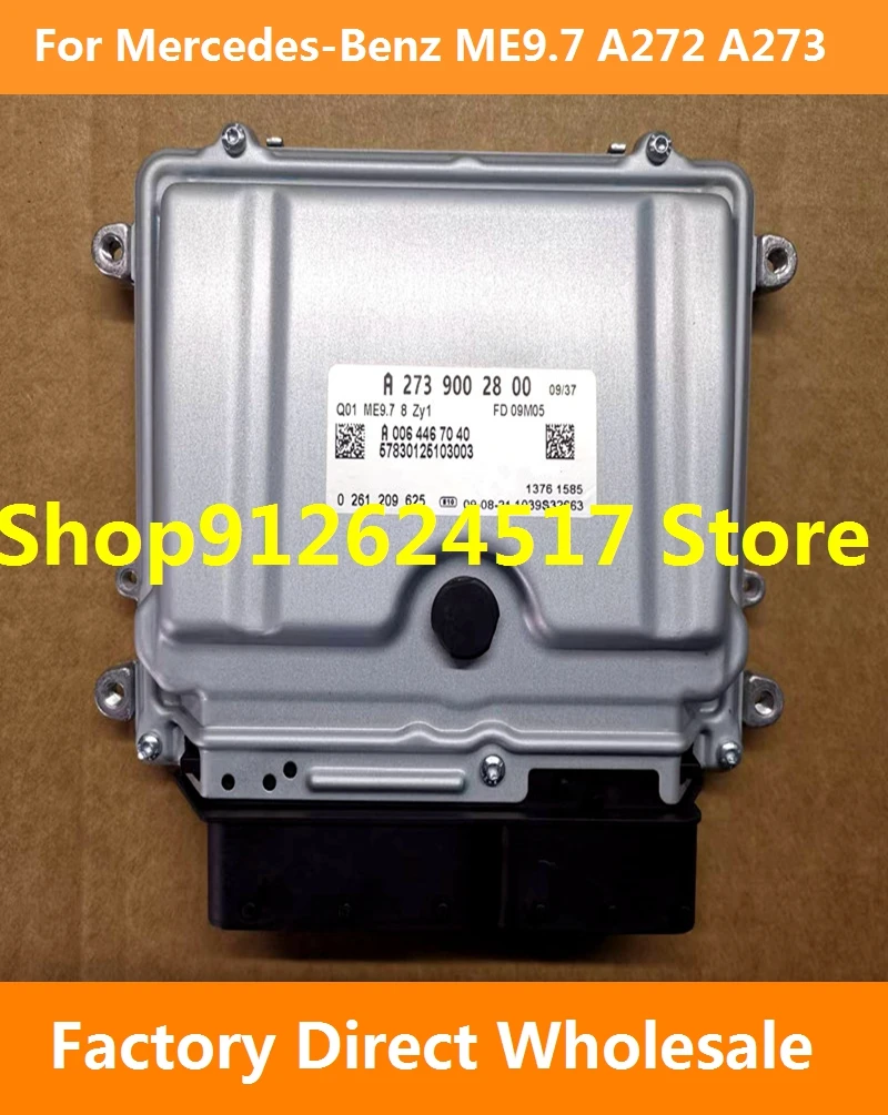 

Engine Control module ECM ECU for ECU A273 Mercedes-Benz S500 R500 GL450 G500 A2731531291 A2739002800 A2731531191 ME9.7