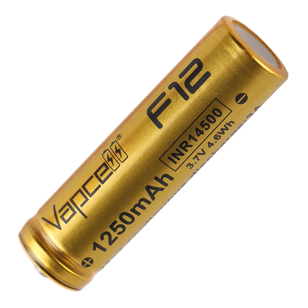 LED Flashlight INR 14500 1250mAh max output 3A Battery Cheap