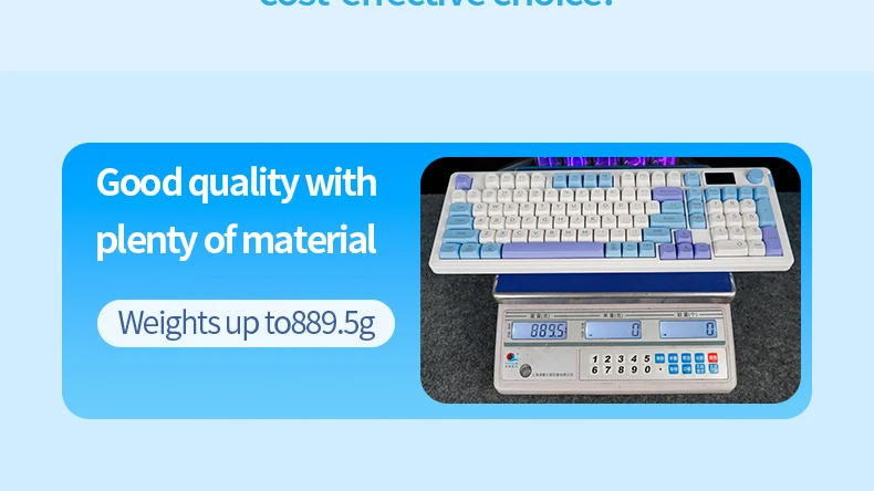 Langtu-L98 Teclado mecânico sem fio Gaming, teclado