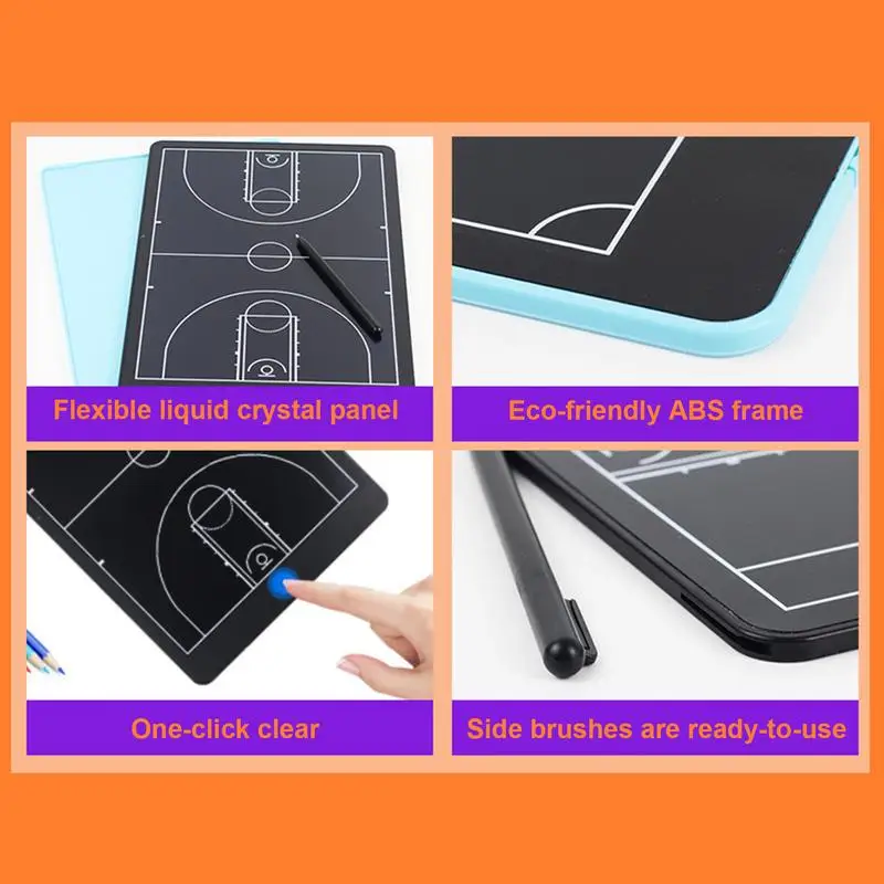 Electronic Coaching Board Basketball Digital LCD Coaching Board Soccer Pen For Football Marker Training