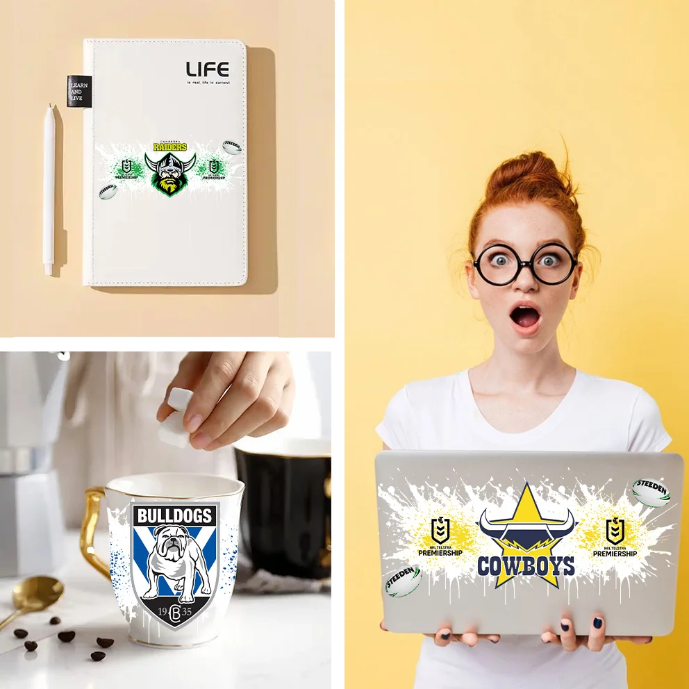 Football team peel waterproof DIY Decals 3D transfers uvdtf crystal stickers 16oz uv dtf cup wraps for Libbey Glasses