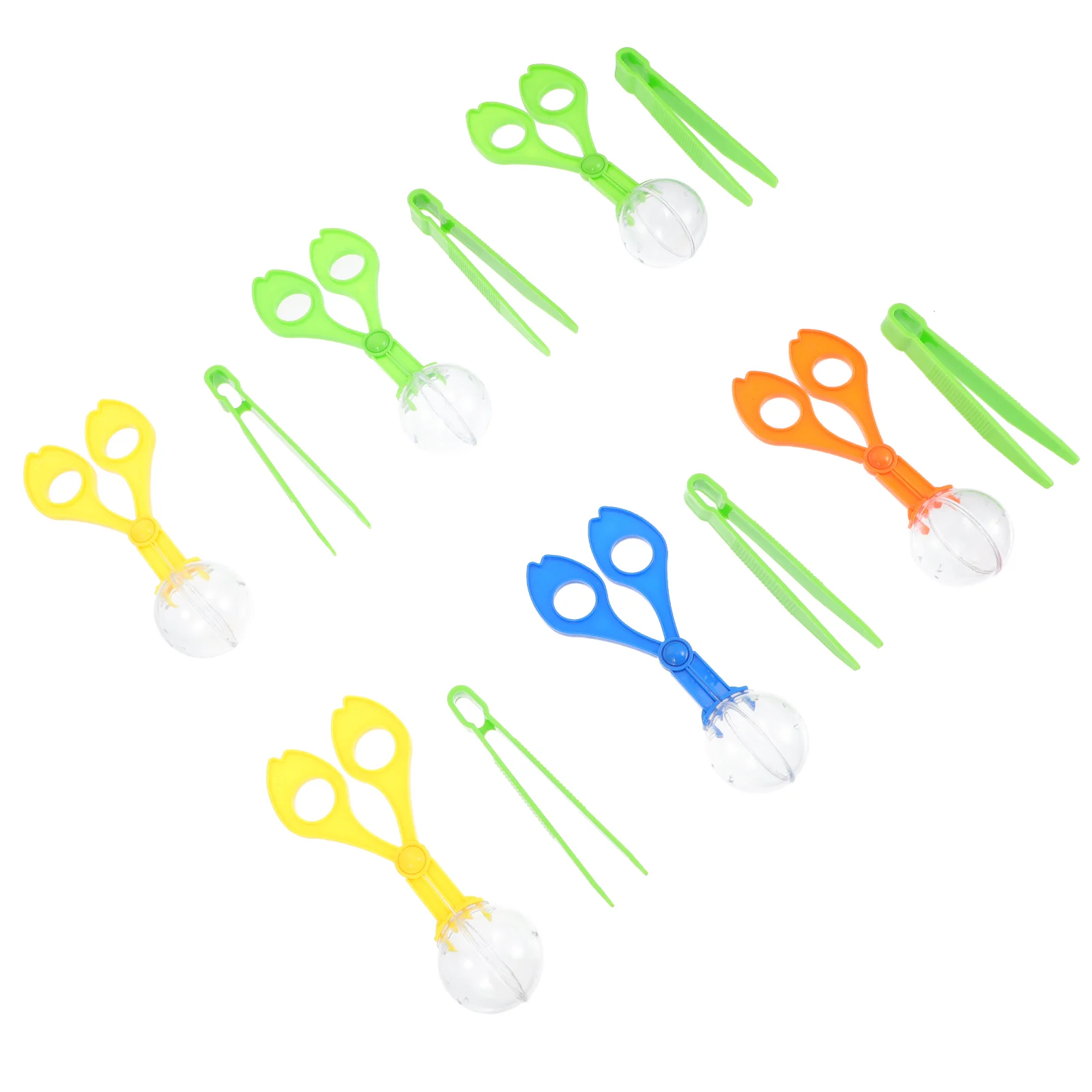 

6 Sets Insect Clip Catching Tool Kit Scissor Clamp Butterflies Kids Scissors Tweezers Outdoor Clamps Children