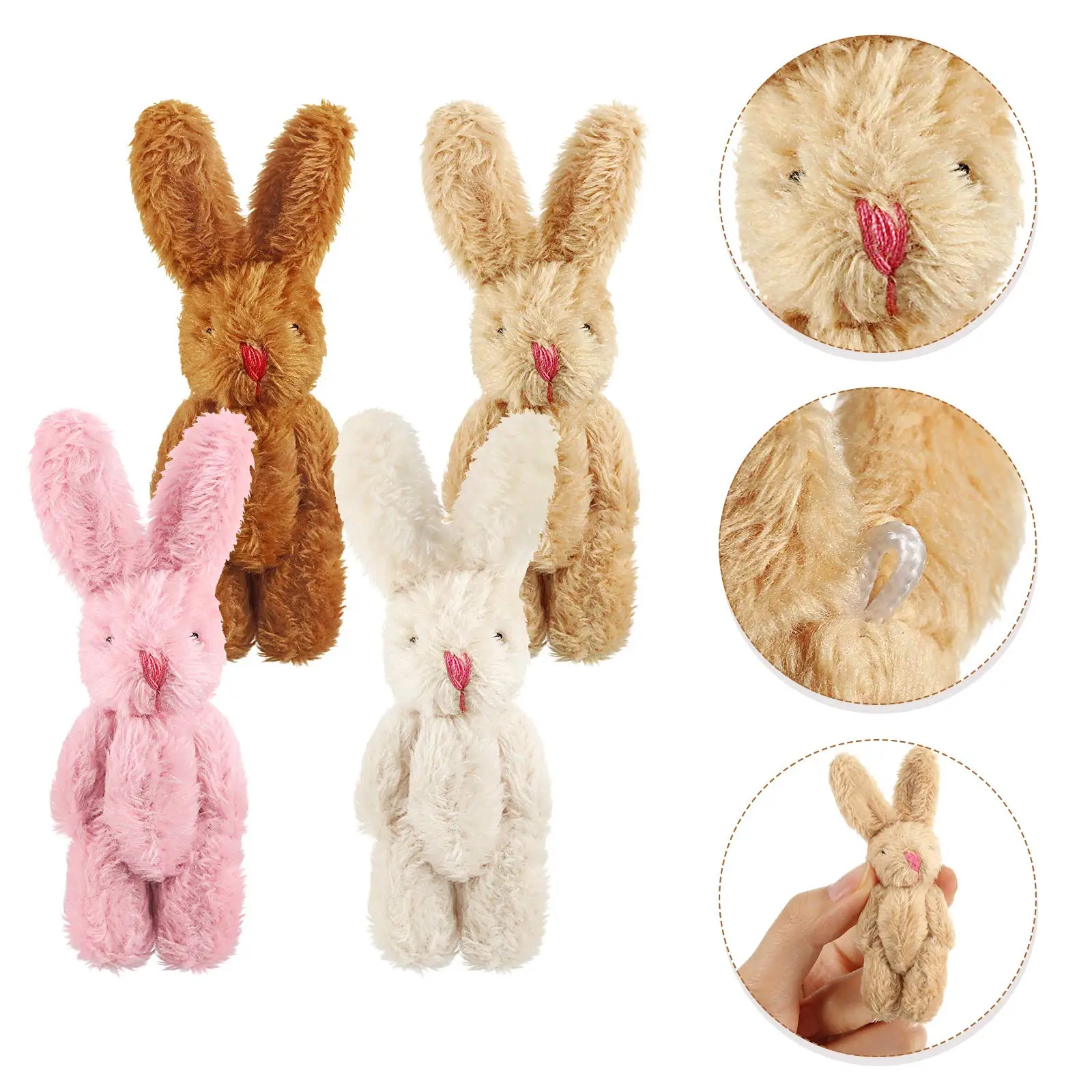 Mini Rabbit Plush Toys For Party And Wedding Decoration_voghion.com