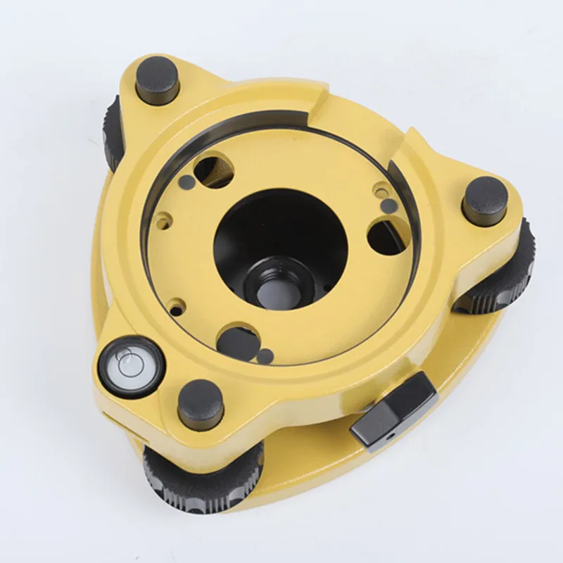 

New Three-Jaw Yellow Tribrach Without Optical Plummet For Leica GDF121 Total Station Surveying Instrument