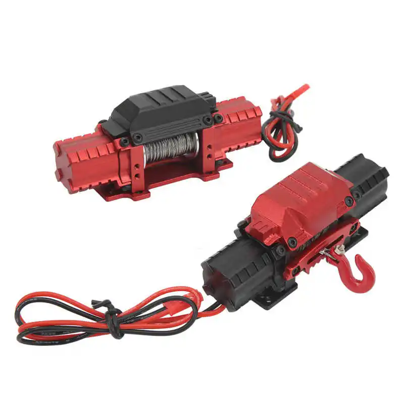 RC Car Dual Motor Winch Aluminium Alloy RC Car Winch for RC Cars
