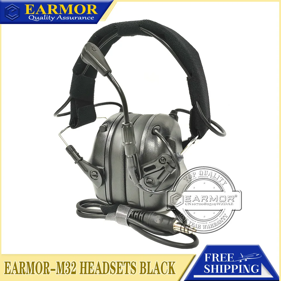EARMOR Tactical Headset M32 MOD3 Hunting & Shooting Earmuffs with