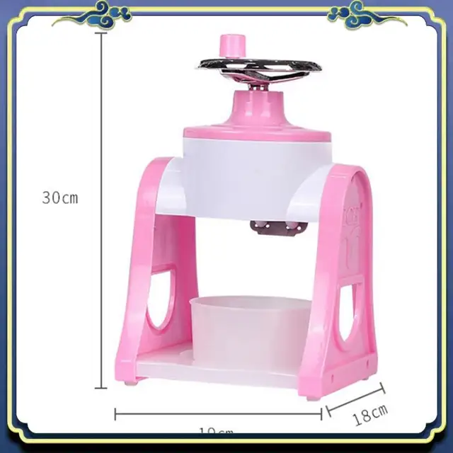 Latest Ice Shaver Manual Hand Crank Shaved Mini Portable Picnic Snow Cone Machine Smoothie Ice Machine Mini Ice Shaver 5