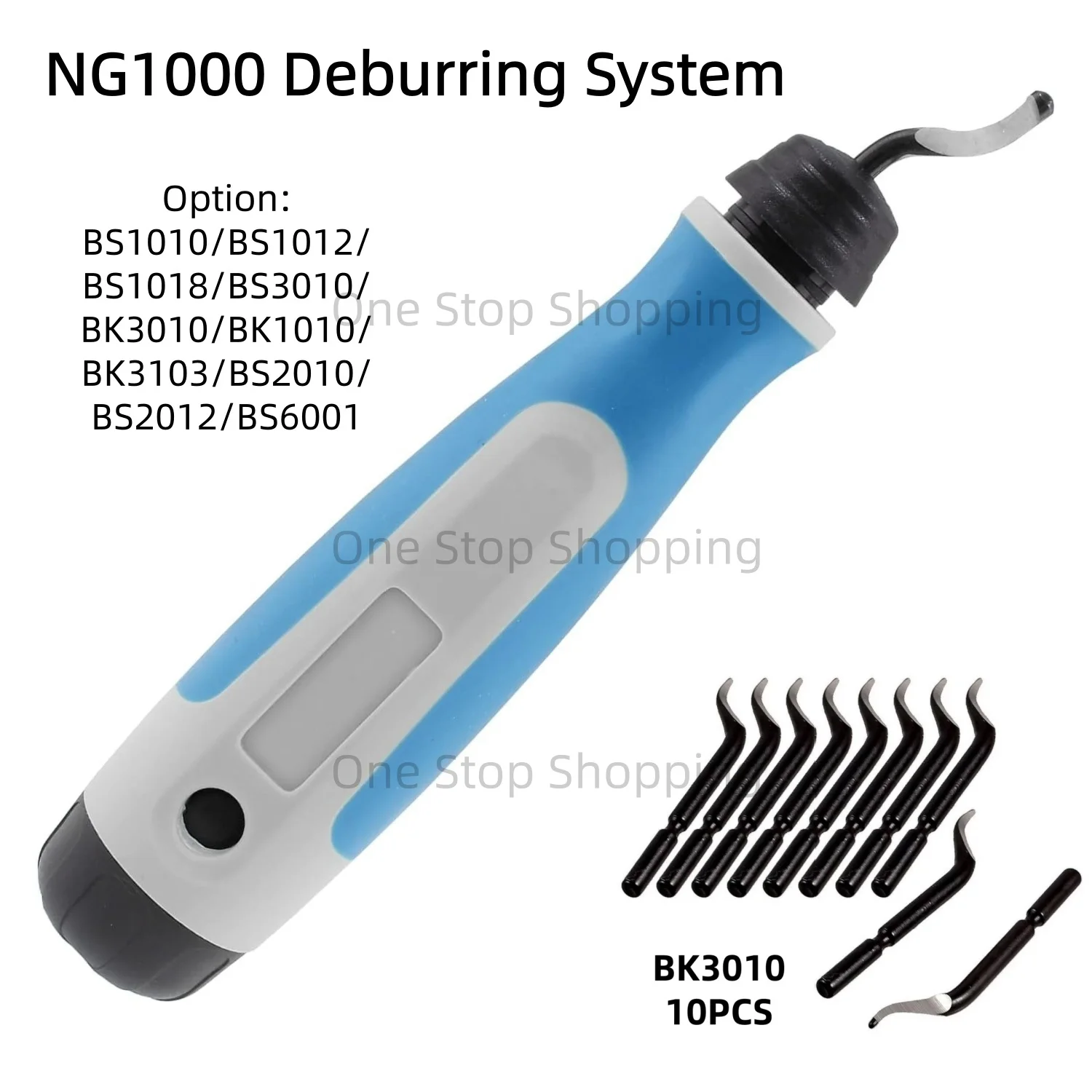 NG1000 Entgratungswerkzeug mit 1/10/11 Hochgeschwindigkeitsstahl-Rotationsklinge, tolles Gratentferner-Handwerkzeug für Harz, Kunststoff, PVC-Rohre, Kupfer