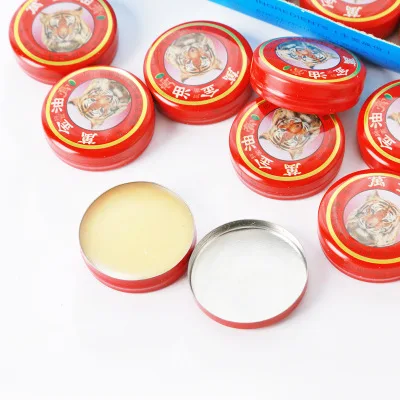 

Natural Tiger Balm Essential Oil Treatmentof Influenza Cold Headache Dizziness Muscle Tiger Solid Balm Ointment Fragrance Unisex