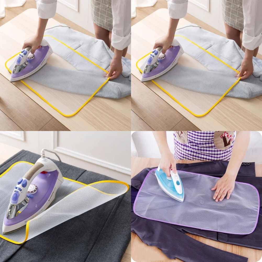 Ironing Board Mat Cover Protective Press Mesh Insulation Against Pressing Pad Mini Random Colors