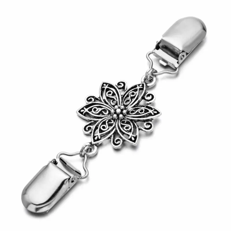 Clothing Decor Duckbill Clip Womens Shawl Scarf Electroplating Alloy