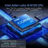 ZXIPC Mini PC Intel N100 4Cores 4Threads 4800Mhz DDR4 DDR5 WiFi 6 BT5.2 16GB 512GB Desktop Gaming Computer Mini PC Gamer  미니pc 4