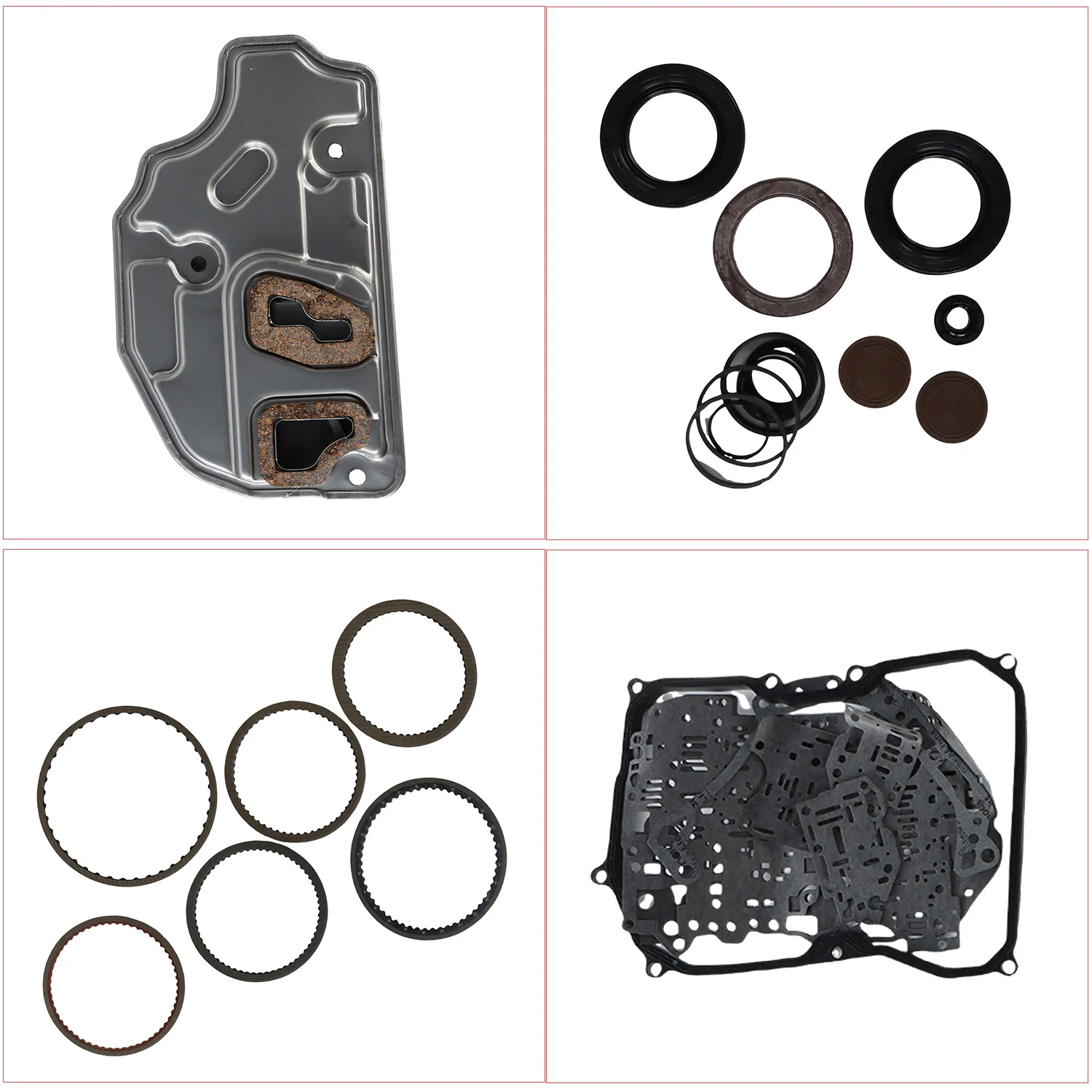 Gear Box Repair Kit 09G TF60SN 1Set Auto Transmission Master Rebuild Kit Clutch Disk Piston Filter For Jetta VW Audi A3 A4 TT OCTAVIA TOLEDO COOPER