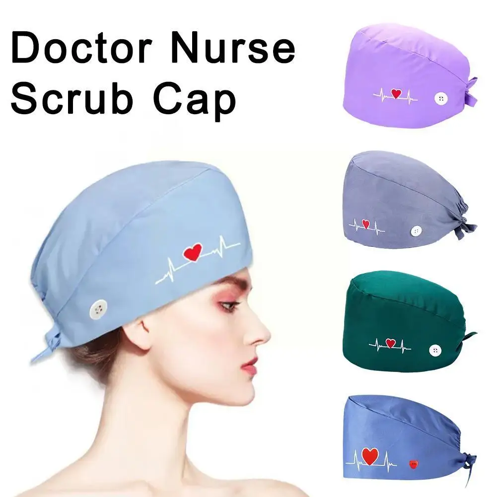 

Новая регулируемая медицинская хирургическая шапочка, шапочка для врачей, медсестер, шапочка для салона, рабочая, больничная, впитывающая пот, для красоты, для мужчин и женщин Nur P4P1