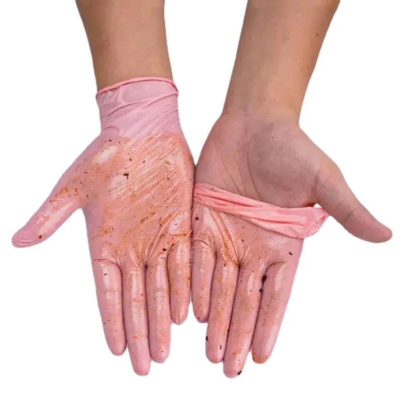 Nitrile Gloves Disposable Powder Free Household Cleaning Gloves 50/100PCS For Kitchen Gardening Working Beauty Nail For Disposable Gloves,Nitrile Gloves,Cleaning Gloves,Garden Work Gloves,Horticultural Gloves