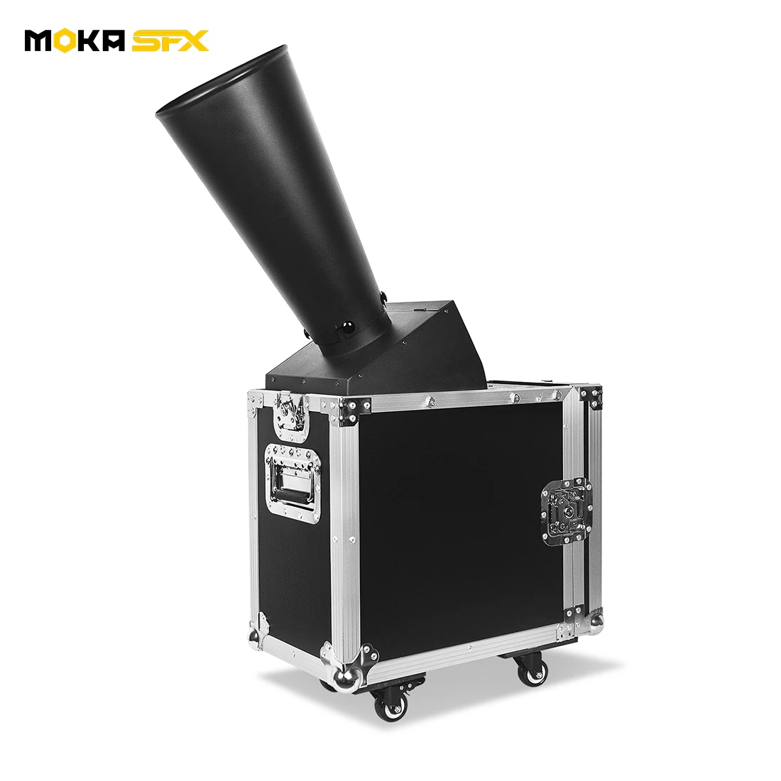 

MOKA Confetti Cannon DMX CO2 Confetti Blaster Machine Remote Rainbow Paper Shooter for Stage Event Celebration Jet 12 Meter