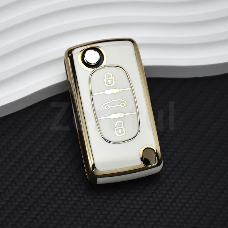 Advanced TPU Flip Remote Car Key Case Cover and Protector