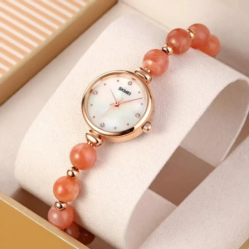 SKMEI 1983 Romantic Style Quartz Women Watch Fashion Ball strap Waterproof Elegant Dress Girl Wristwatches Female Clock 1640 2