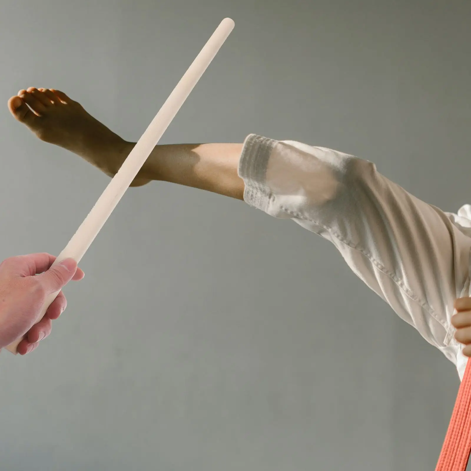 6 Pcs Taekwondo Accessory Daily Stick Portable Karate Wood Rod Supply Solid Child