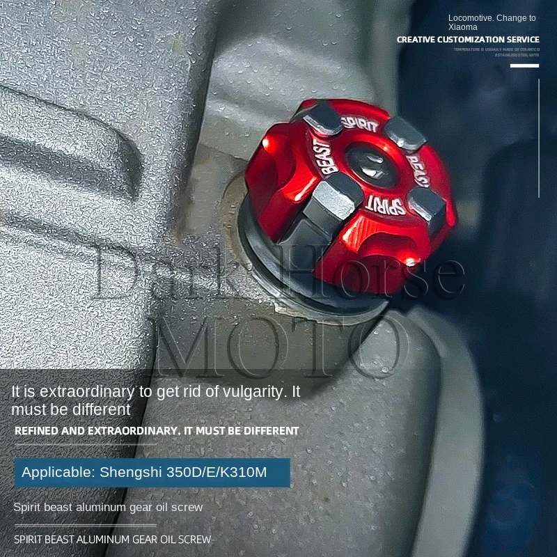 Per Zontes Zt350D 350D Scooter Gear Oil Screw 350D/E/K Moto Oil Filler Nut Personalità Modificata