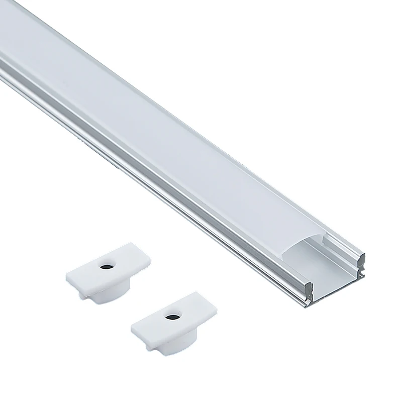 17*7mm (1pcs) 1m Black or silver color aluminum profile for