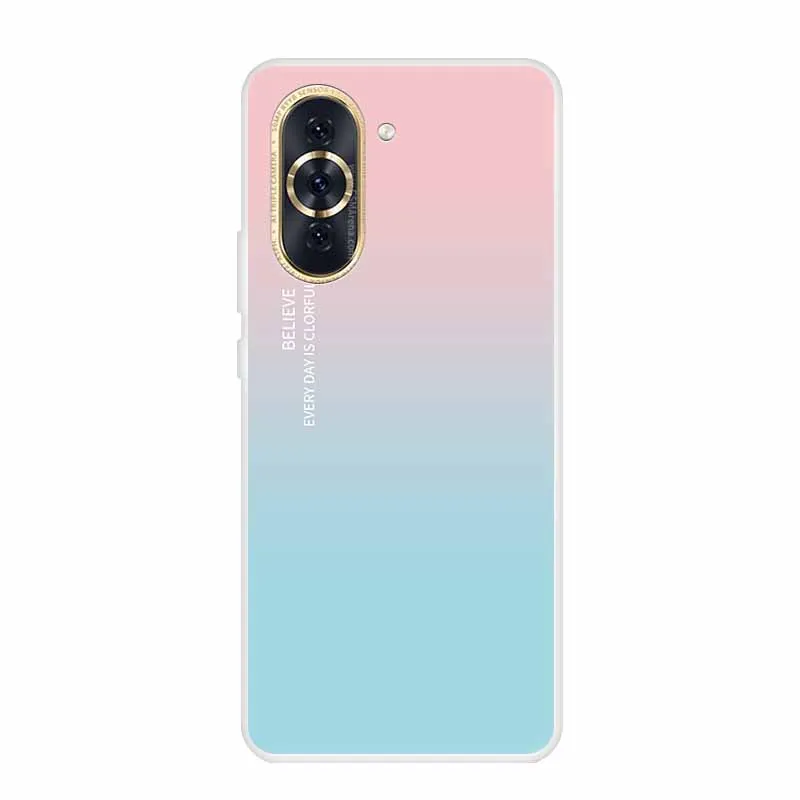Huawei Nova 10 Pro Clear Marble Soft TPU Silicone Back Cover – Elegant Protective Case