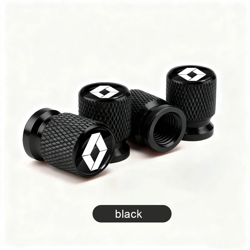Premium Waterproof Car Tire Valve Caps - Set of 4