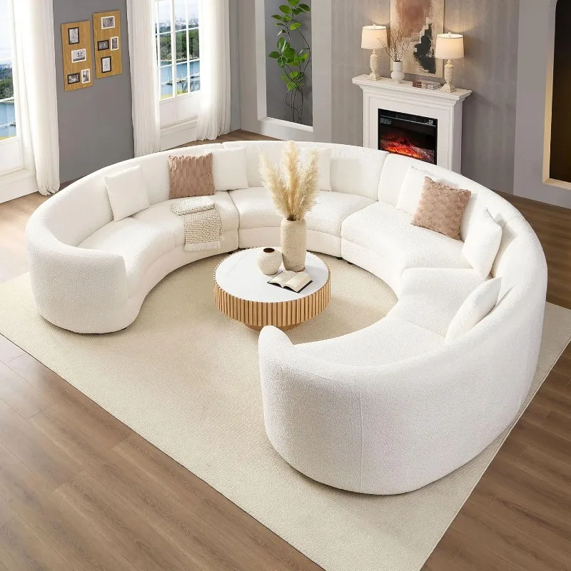 Oversize Curved Modular Sofa 1