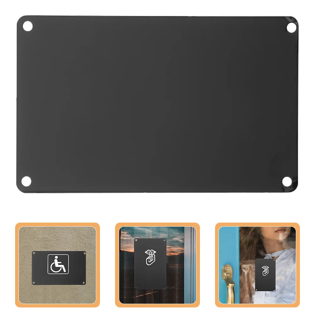 Aluminum Name Signs 10 Pack Blank for DIY Engraving