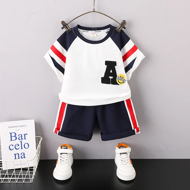 

Baby Boy Clothes Set T-shirt+Shorts Kids Boy Summer Clothing Set New Baby Boy Outfit Set Infant Toddler Tee Shirt Pants