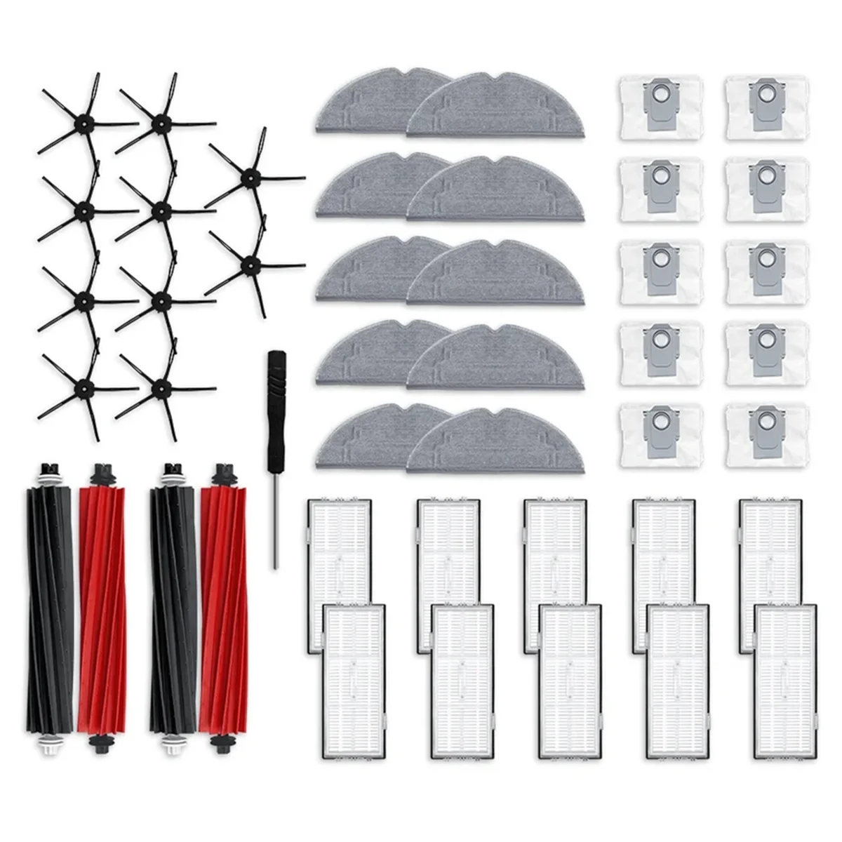 

For S8 / S8 Pro Ultra / S8+ Robot Vacuum Main Side Brush HEPA Filter Mop Pad Dust Bag Accessories Spare Parts