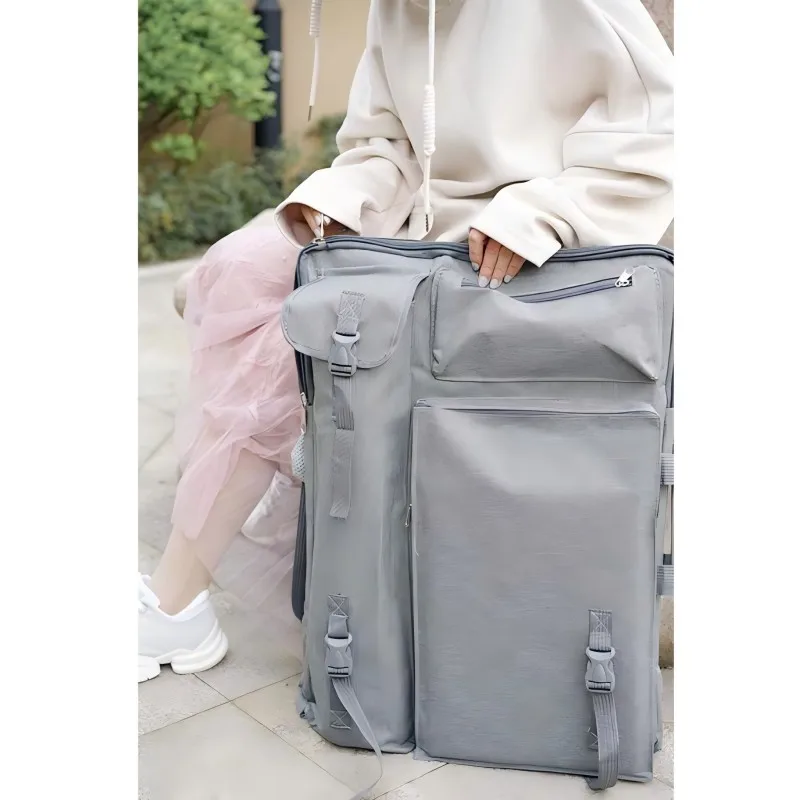 AngelMark 4K Multifunctional Artist Portfolio Backpack Carry Shoulder Bag Drawing Board Tools Bags Travel Case for Drawing 4