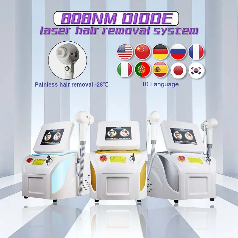 

2022 Most Effective Beauty Machine 755 808 1064nm Germany Bar Diode Laser Hair Remover Machine