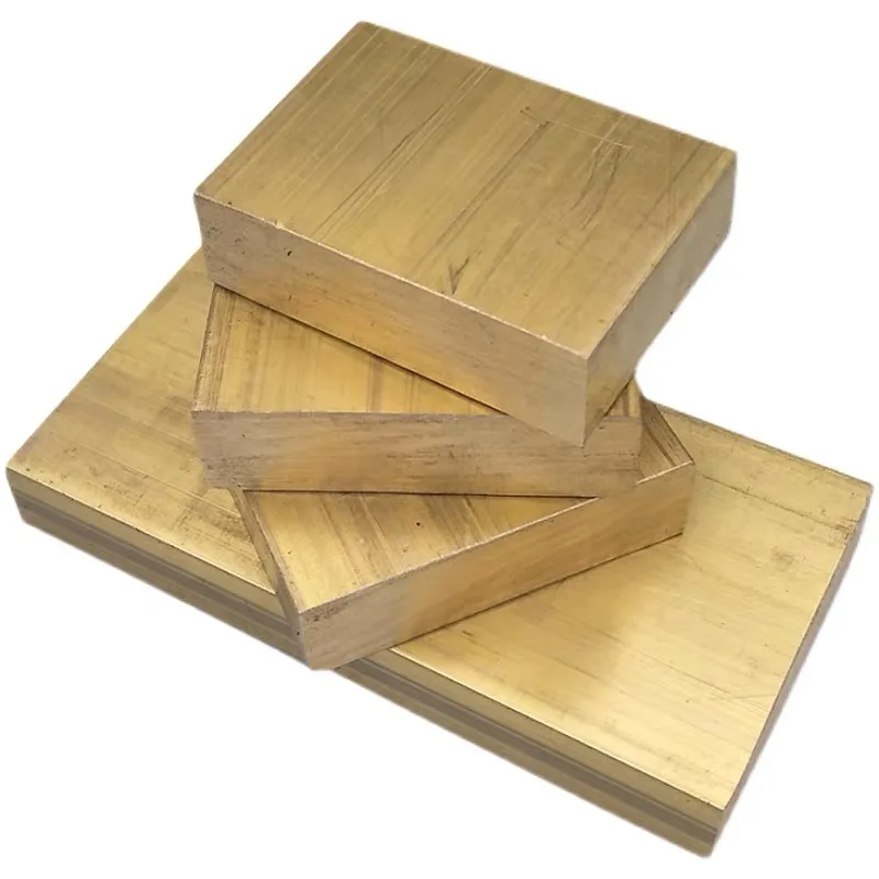 20x20x200mm 20x20x100mm H59 High Quality Brass Shaft Copper Square Flat Bar Model Maker DIY material All sizes in stock