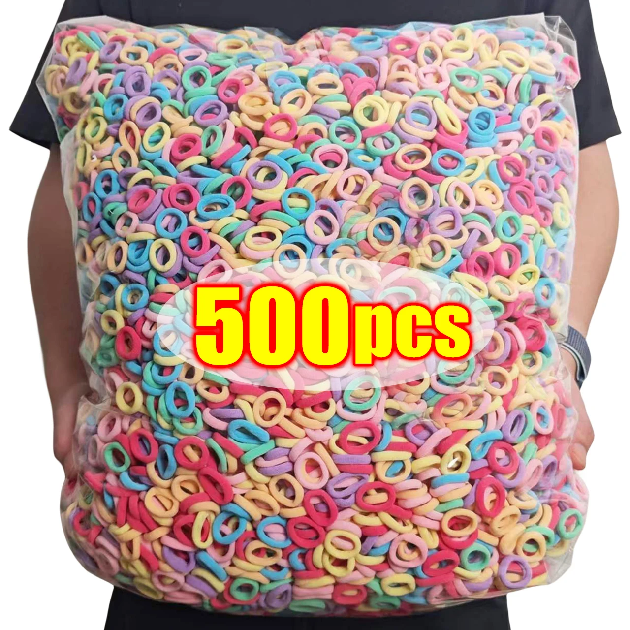 

Резинки для волос Нейлоновые женские, 100/500 шт.