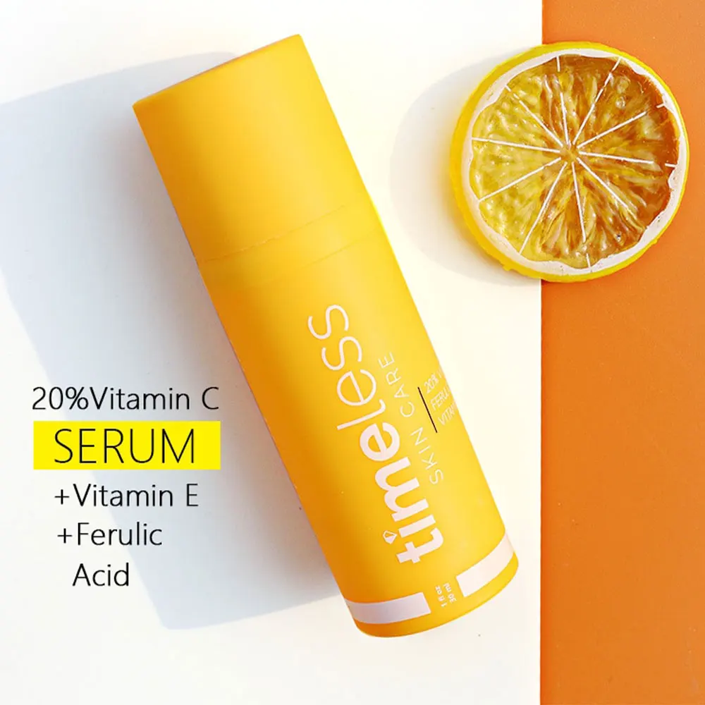 

New Original Timeless 20% Vitamin C Serum 30ml Anti-wrinkle Antioxidant Whitening Moisturizing Brighten Not-greasy Skin Care