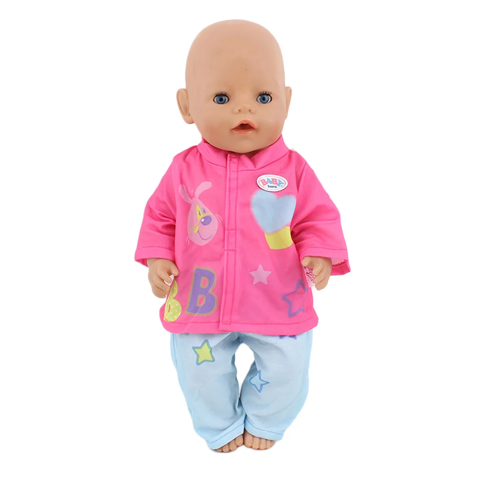 Doll Clothes 1pcs Fashion Doll Jump Suits For 17 Inch Baby Doll 43cm Reborn Baby Clothes