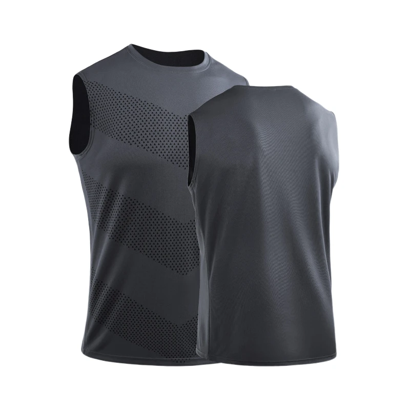 1 Piece Men's Sports Sleeveless Tank Top Quick Dry Shoulder Printed Basketball Running Marathon Fitness Clothing men undershirt,compression t shirt,short sleeve undershirt,quick dry t shirt,sports sleeveless vest,cotton sleeveless t shirt,camping lights,men wrestling singlet