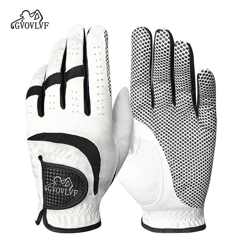 Men's All-Weather Durable Non-Slip Golf Glove – Flexible Full-Finger Design for Left or Right Hand, Perfect Gift for Golfers