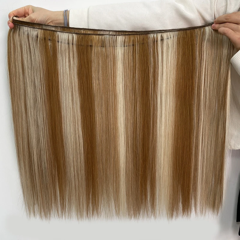 REMI Real Human Natural Hair Extensions for Women Weft Hair Piece Colored Sewn Bundles Mega Weaving Human human hair extensions
