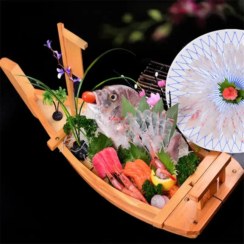 Japanese Cuisine Sushi Boats 4