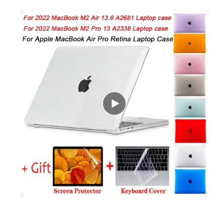 Custodia Per Laptop Per Macbook Air M2 2022 Modello A2681 Custodia Da 13.6 Pollici Per Apple Macbook 11 12 13 14 15 Custodia Per Laptop Da 16 Pollici 