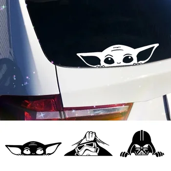 Adesivi per auto con personaggi stellari Decalcomanie in vinile impermeabili resistenti ai graffi per finestre automatiche Grafica per veicoli in stile cartone animato per motociclette
